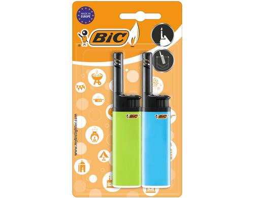 Feuerzeug J38 Wand Hybrid-Feuerzeug assortiert - 2er Pack