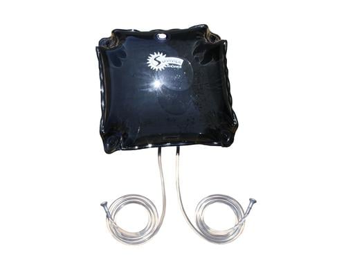 Advanced Elements Summer Shower 10 Gallon 37.9L, double Head Shower, silver/black