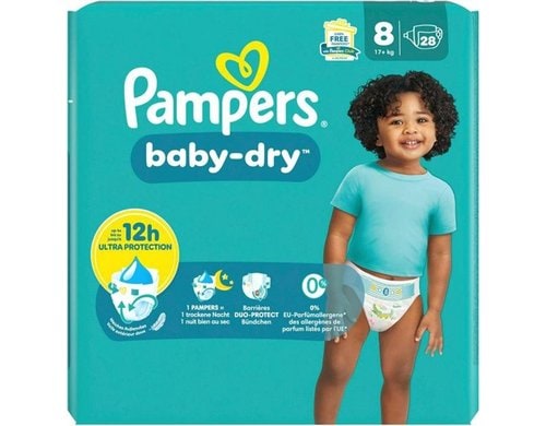 Pampers Baby Dry Windeln Gr.8 17+kg / 28 Stück