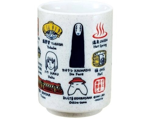 Chihiros Reise ins Zauberland Japanischer Teebecher Characters