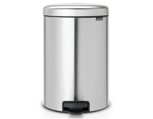 Brabantia NewIcon Treteimer 20 Liter Matt Steel, Inhalt 20 Liter, Fingerprint