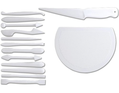 STÄDTER Modellierwerkzeug Profi Set Marzipandekor 15-teilig