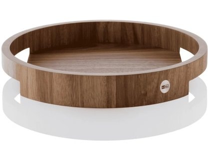 AdHoc Serviertablett Aura Akazie/Walnussholz, D 30 cm, H 4,3  cm