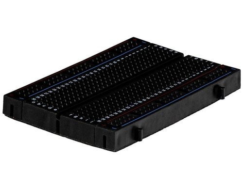 jOY-it RB-BREADBOARD3-B: Schwarz Steckplatine 300+100Pin, 84 x 54 x 10 mm