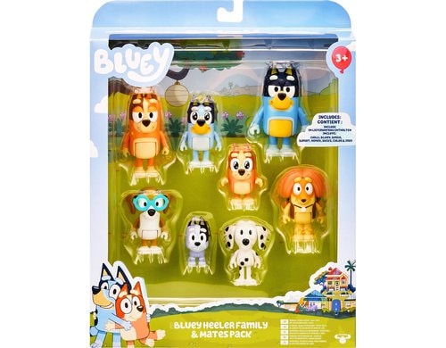 Bluey Figuren Achterpack