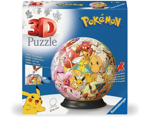 3D Puzzle Ball: Pokémon - Kanto Region