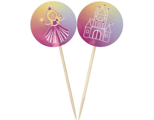 Demmler Deko Picker Prinzess 12 Stk, 35x85mm