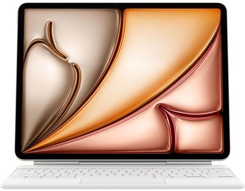 Apple Magic Keyboard Swiss White fürs iPad Air 13 2025