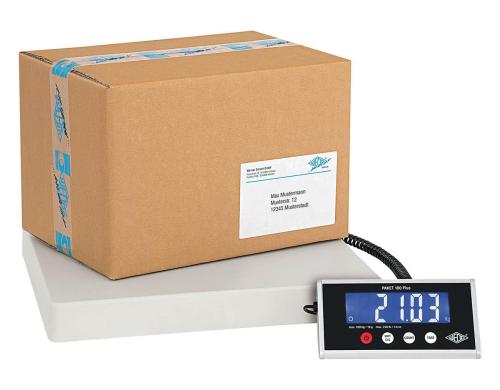 WEDO elektronische Paketwaage 100 Plus bis 100kg mit Zählfunktion