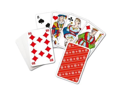 Piquetkarten mit extra grossen Zahlen Edelweiss Rückseiten