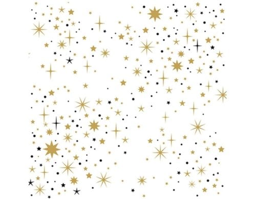 B+C Weihnachtsservietten All that twinkles Grösse 33x33cm, 20 Stück, 3-lagig