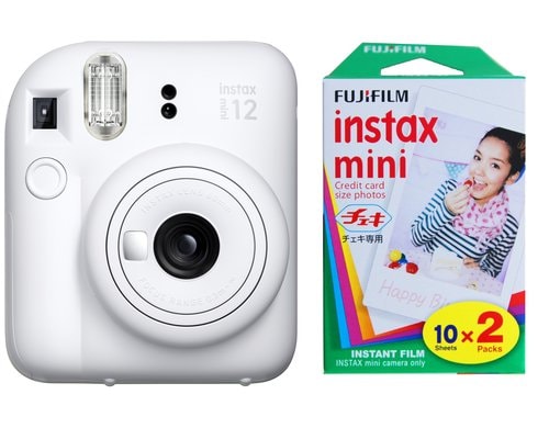 Fujifilm Instax Mini 12 White KIT Inkl. 2 x Duo Pack