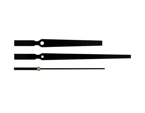 Creativ Company Uhrzeiger 14 cm, 18.5 cm, 14.3 cm, schwarz