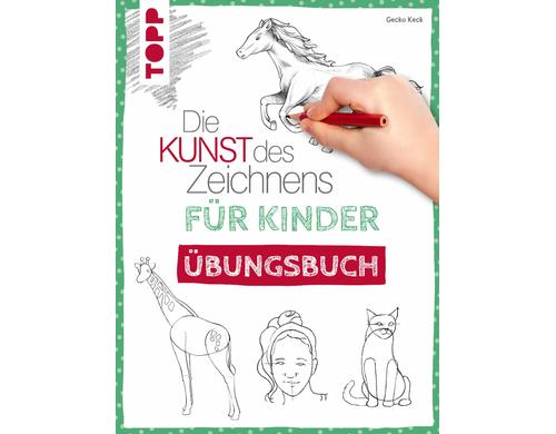 Topp Buch die Kunst des Zeichnens Übungsbuch für Kinder, 96 Seiten
