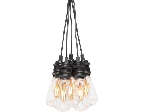 Konstsmide Lichterkette Erweiterung klar 10x LED bernstein, für Artikel 2351-800