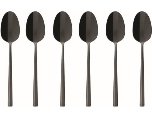 Sambonet Mokkalöffel Rock 6er Set, 2Black, PVD, GK