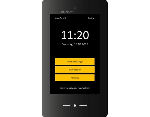 ReinerSCT timeCard Terminal 3 Zeiterfassungsterminal, LAN/WLAN, Touch,