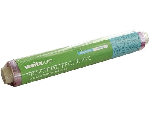 Weita Frischhaltefolie WF Classic PVC 45cm 1 Rolle 300m,eingeschrumpft,9my