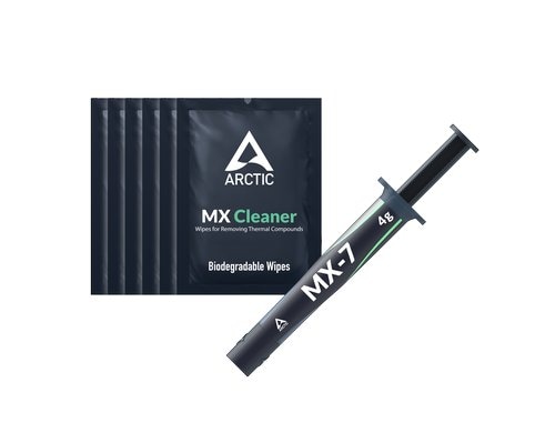Wärmeleitpaste Arctic Cooling MX-7 Thermal Compound, 4g Spritze, inkl. 6x clea