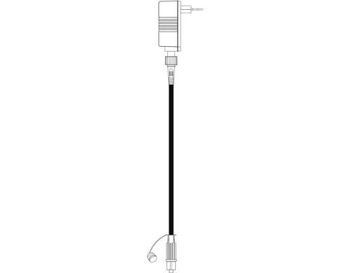 Star Trading Syst24 Netzkabel Start, 1.8m bis 700 LED 9.6VA, IP44, Starter
