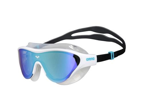 arena Goggle The One Mask Mirror blue/white/black