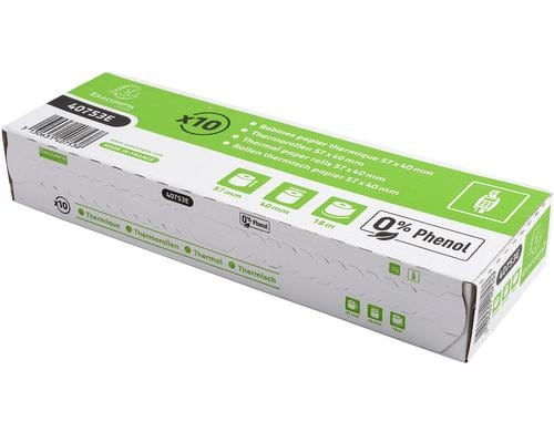 Exacompta Additionsrollen Thermopapier 57 x 40 x 12 mm, 18 m, 10 Stk