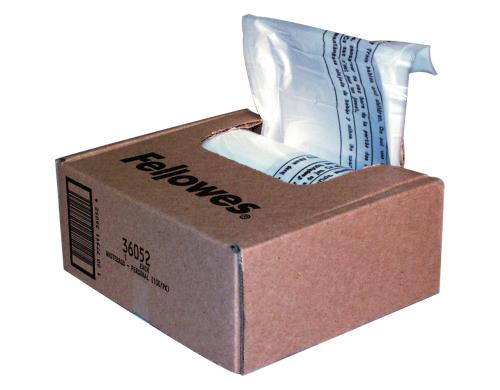 Fellowes Abfallsäcke für Aktenvernichter Bis Volumen 23-28l