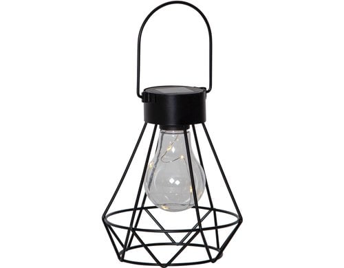 EGLO LED Solarlaterne schwarz LED (Solar) 5x0,03W Warmweiss ein/aus