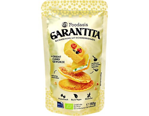 Foodasis Backmischung Garantita Orient 150g Backmischung mit Kichererbsenmehl