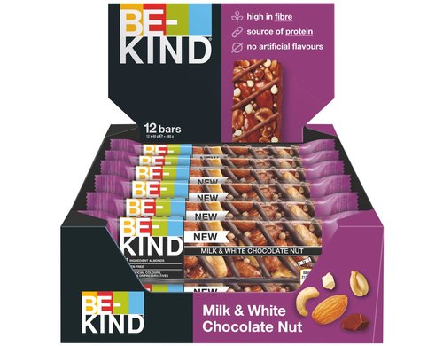 BE-KIND Milk & White Chocolate Nut Box 12 x 40 g