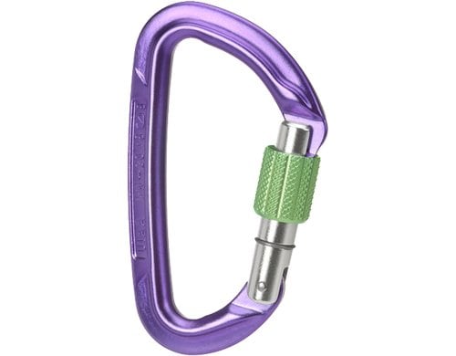 WC Carabiner Session Screw Gate Purple/Green