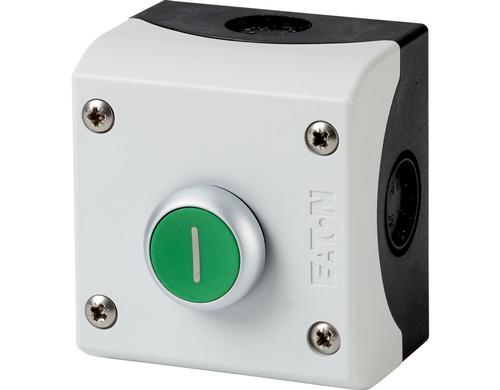 Eaton Drucktaster 1Ö 1S im Gehäuse, grün