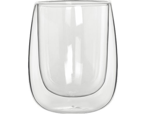 Bialetti Becher VERONA 250 Set 2 Stk.10,5 h x 8cm, doppelwandiges Glas