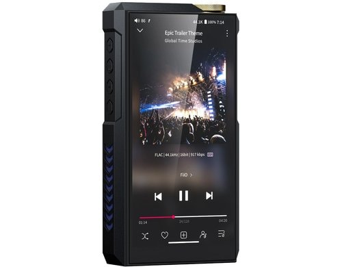 FiiO M27, Portabler Android Hi-Res-Player Aluminium, WiFi, 256 GB, BT