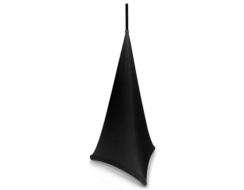 Beamz LSS12B Lycra Stativ-Cover, 1.2 m, schwarz