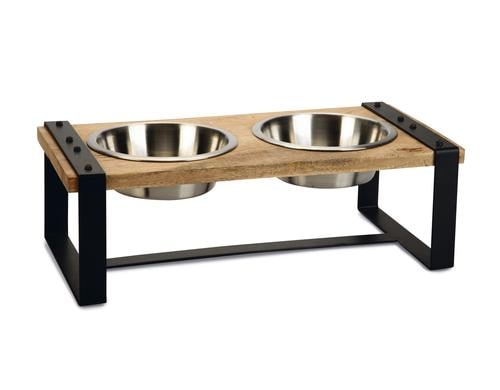 Designed by Lotte Holz Hundenapf Set Karinto 2x1300ml Braun