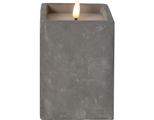 Star Trading LED Pillar Kerze Flamme Cem 0.03W, IP20, Grau