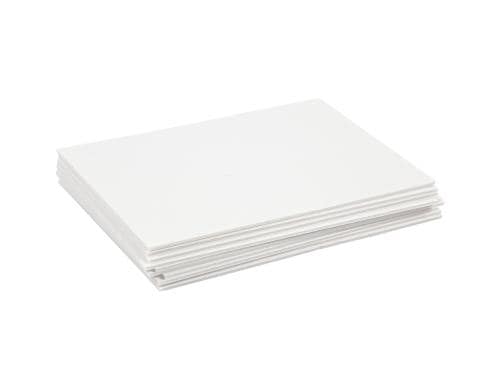 Creativ Company Schaumstoffplatten A4 3 mm, weiss, 10 Blatt