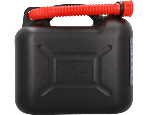 CARTREND Benzinkanister 10 L Kunststoff schwarz