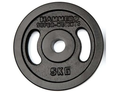 HAMMER Hantelscheibe 1x 5 kg Dicke: 30mm