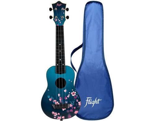 Flight Travel Uku Soprano ABS - Sakura Ukulele, Gigbag