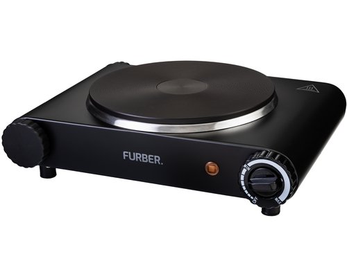 FURBER Kochplatte Einzeln Schwarz 1500W, Platte 18.8cm
