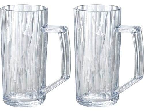 Koziol Bierglas Club No. 25, 2er Set crystal clear, 300 ml