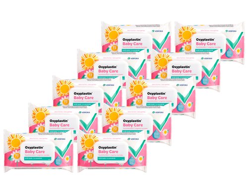 Oxyplastin BabyCare Feuchttücher Monatsbox 10 x 72 Stück