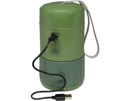 Kompressorpumpe für Aufblaszelte grün, wiederaufladbar