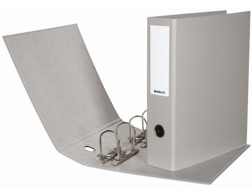 Biella Ordner Strong A4 8 cm Farbe Grau, mit Strong-Mechanik