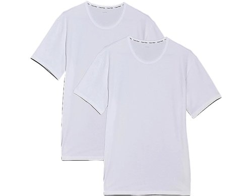Calvin Klein 2P S/S Crew Neck White, S