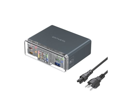 4smarts Desk Charger Lucid GaN DIY MODE 300W, spacegrau CH plug