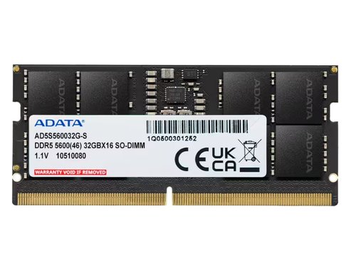 Adata DDR5 32GB 5600MT/s SO-DIMM, 1.1V, CL 46