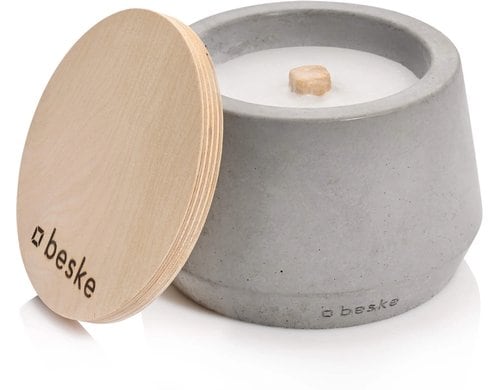 Betonfeuer Steller' Outdoor-Kerze (Ø14cm)